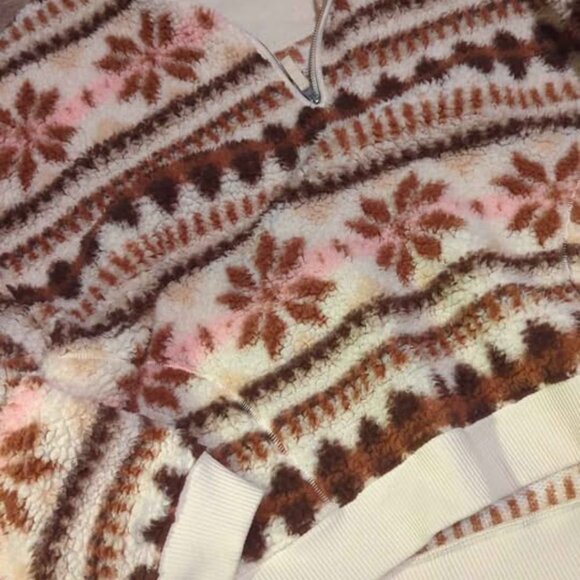 Aerie size XL Sherpa sweatshirt oversized - Picture 4 of 4